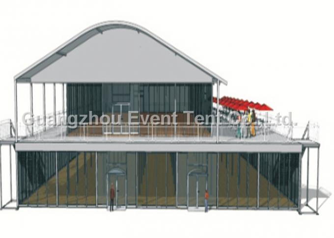 На открытом воздухе шатер двойной палуба балкона прозрачный с этажом 2 для мест 500+